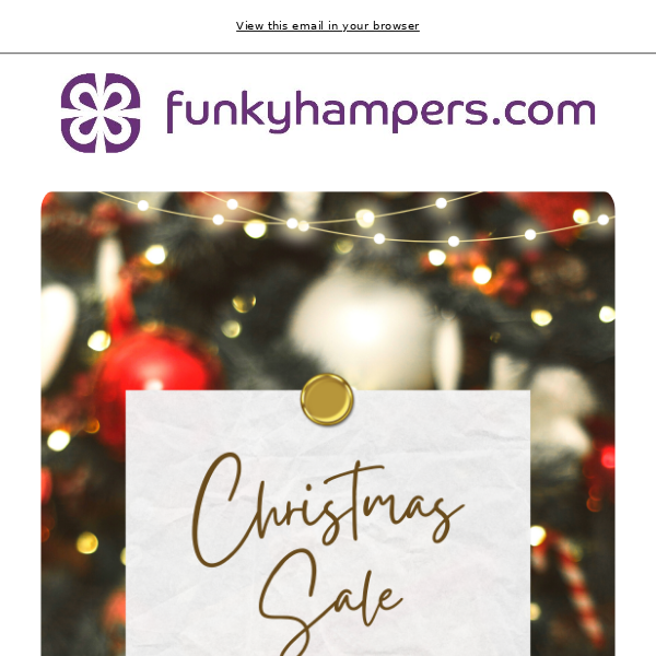 Grab A Bargain At The FunkyHampers Sale