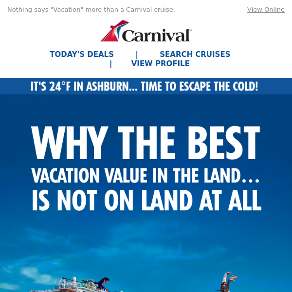 Six surprising ways a Carnival cruise brings the vacation value 😍🛳️