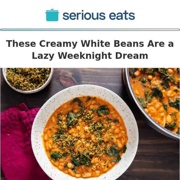 These Creamy White Beans Are a Lazy Weeknight Dream