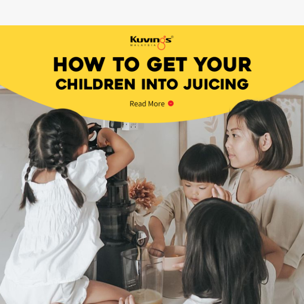 Introduce Healthy Habits for Your Kids to Start Juicing!