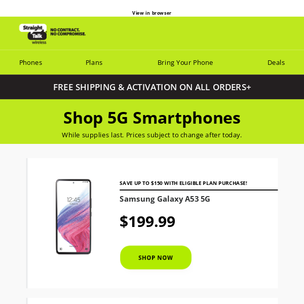 5G smartphone deals and more!📱