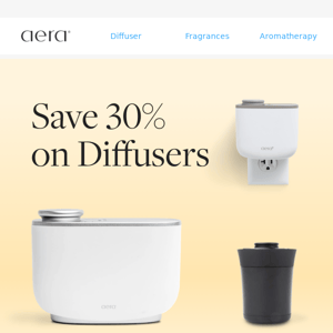 Don’t Miss 30% Off Diffusers!