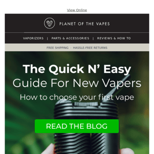 Your guide to pick the best first vape