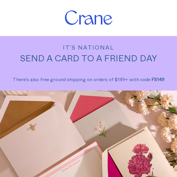 Celebrate National Send a Card to a Friend Day with Us!