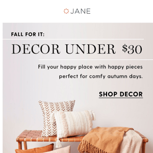 Spruce up your home for UNDER $30!