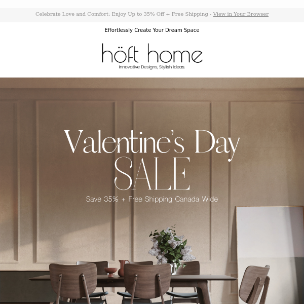 Love Your Space This Valentine's Day Sale Event