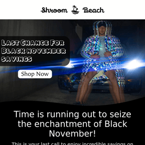 🎉 Don't Miss Out: Black November Closing In!