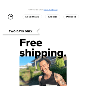 [48 Hours Only] Free shipping, sitewide!