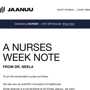 Nurses Week: A note from Dr. Neela