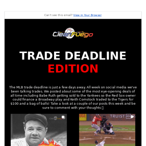 Trade Deadline Edition