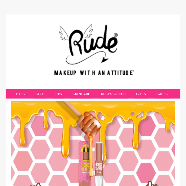 Honey Month Promotion | Rude Cosmetics