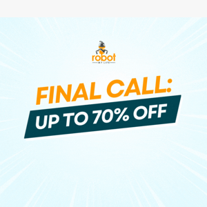 📣 Final Call! 48 Hours Left to Snag Up to 70% OFF