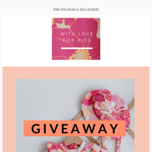 Enter our latest Giveaway before it's too late ✨