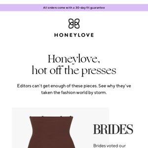 Voted "must-have shapewear" by BRIDES