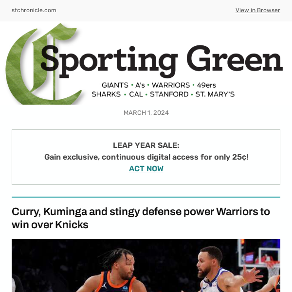 Curry, Kuminga and stingy defense power Warriors to win over Knicks