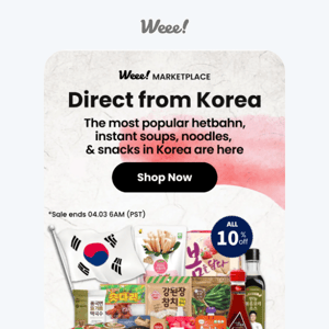 Everything 10% OFF to kickstart our new Korean marketplace