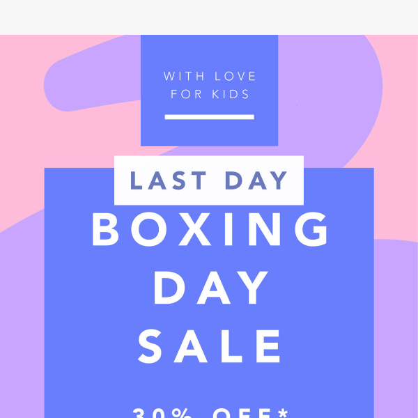 LAST DAY TO SAVE 🤩 30% OFF STOREWIDE
