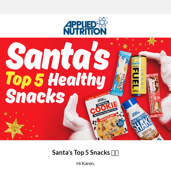 Santa’s Top 5 Healthy Snacks 🎅🎄