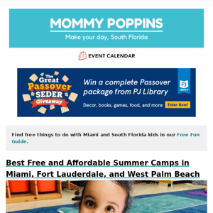 Best Free and Affordable Summer Camps in Miami, Fort Lauderdale, and West Palm Beach