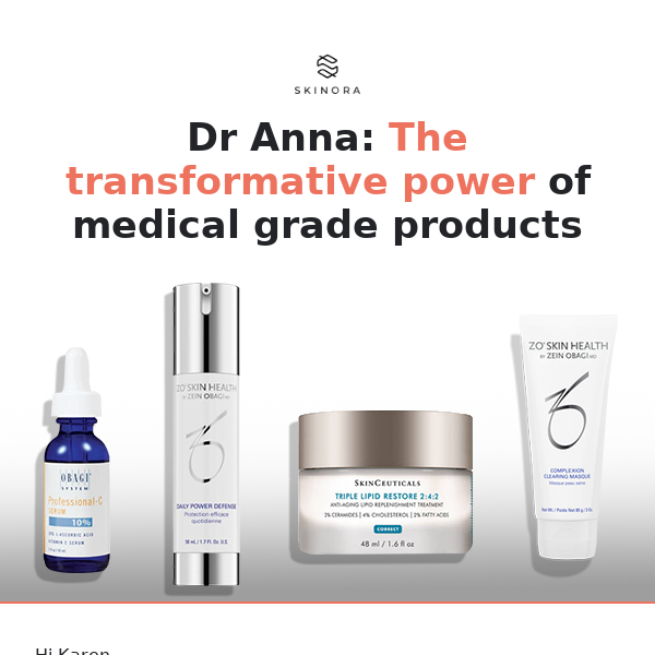 The transformative power of medical grade products