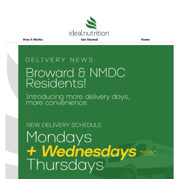 Broward & North Miami Dade Delivery News! 🚐 Wednesday Delivery Now Available