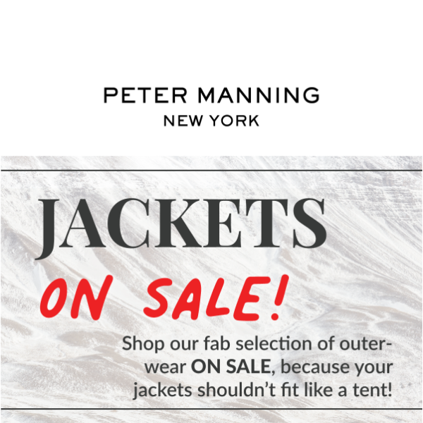 Jackets on SALE!