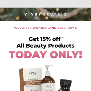 Act Fast: 15% on Beauty!