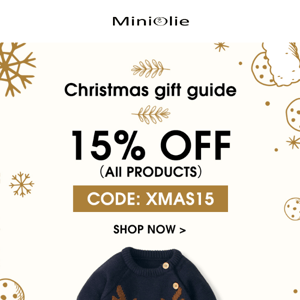 All 15% OFF🎄🎁