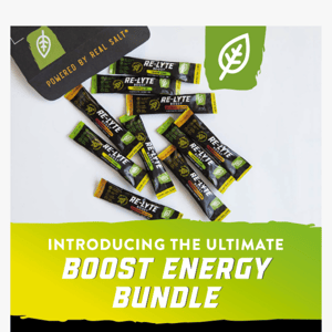 Get the new Re-Lyte Boost Energy Bundle for 40% of