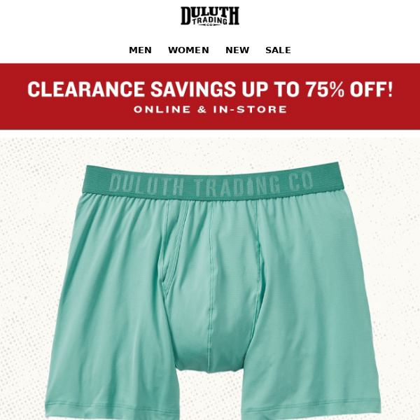 NEW CLEARANCE DEALS Up To 75% OFF! - Duluth Trading Company