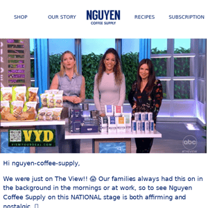 We're on The View!! 😱