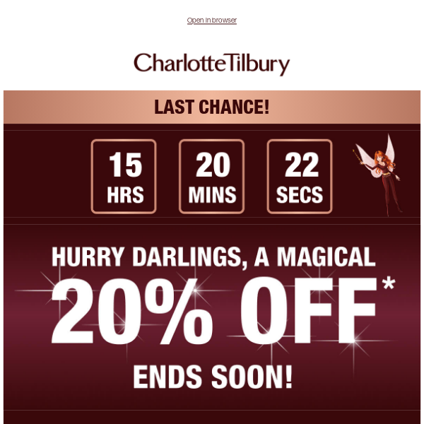 Last Chance: A Magical 20% OFF! ✨⚡️