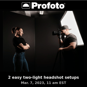 2 easy two-light headshot setups —  Geared Up with Chris Fain