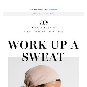 Working up a sweat never looked so good…