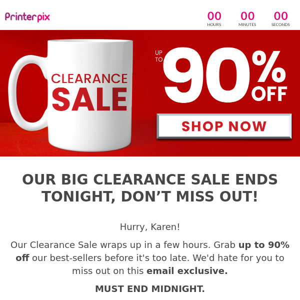  90 Off Clearance Sale