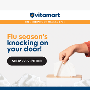 😷  Avoid flu season in 3 simple steps. 😷