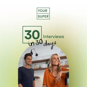 Join our 30 in 30 interview series with...