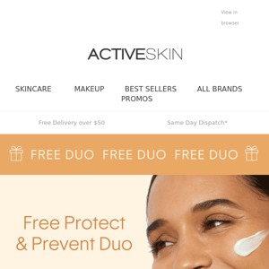 Claim your FREE Medik8 & Mesoestetic Duo today only! 😍