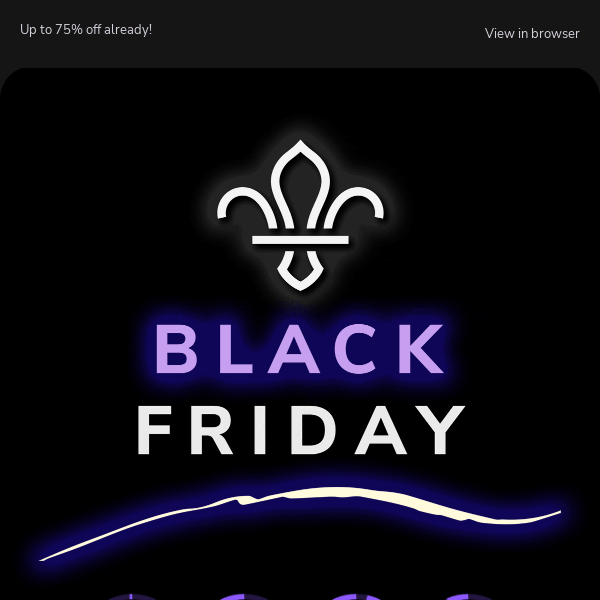 Extra 20% off all Black Friday deals