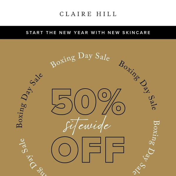 50% Off Sitewide Starts NOW!