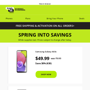Spring into smartphone savings 🌻
