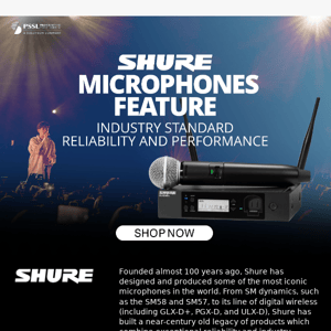 Shure: Standard + Legacy