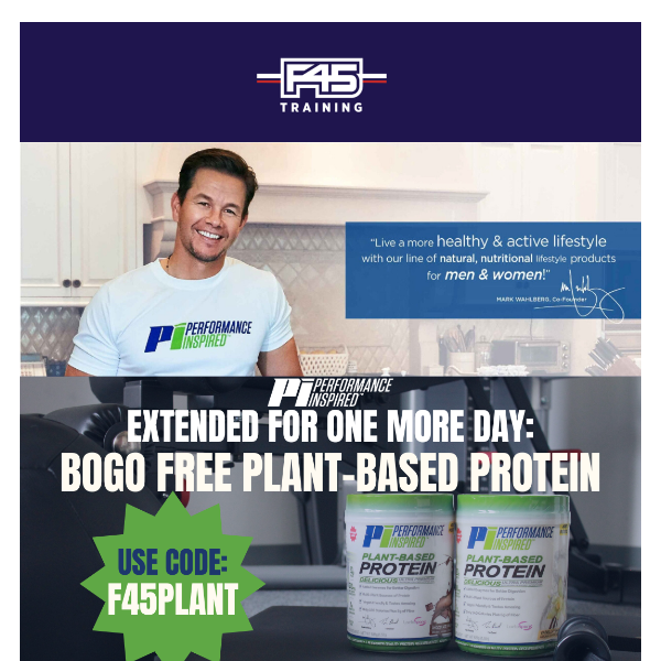 ONE MORE DAY | BOGO Free Plant-Based Protein