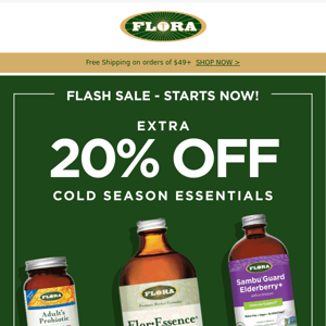 Early Access: Extra 20% Off Cold Season Essentials