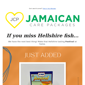 Jamaican Care Packages, do you miss Hellshire fish?