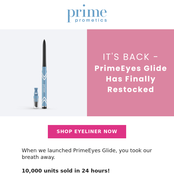 IT'S BACK: Miracle eyeliner for mature women.