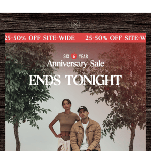 ENDS TONIGHT | 🍎 Up to 50% Off Anniversary Sale