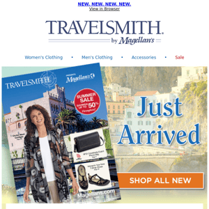 Check Out ALL the New Arrivals From TravelSmith ~ Shop Now!