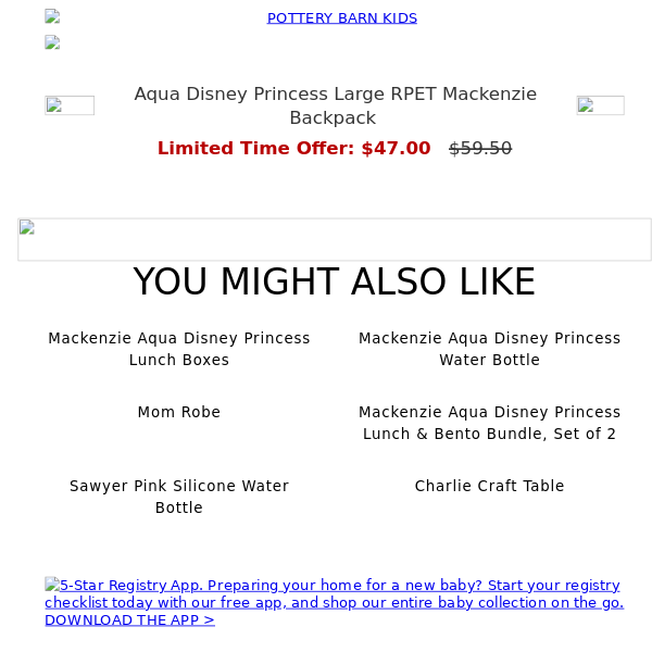 On Sale & Going Fast: Mackenzie Aqua Disney Princess Backpacks (+ Up to 60% Off)
