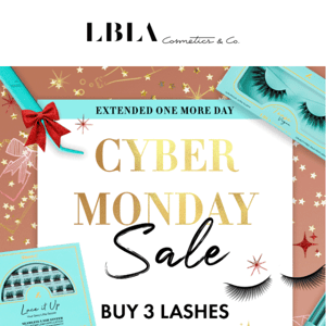 Cyber Exclusive Extended: Mix & Match Buy 3 Lashes Get 1 Free